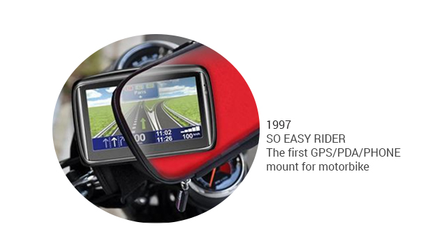 So Easy Rider is the first gps mount and smartphone mount for motorbike